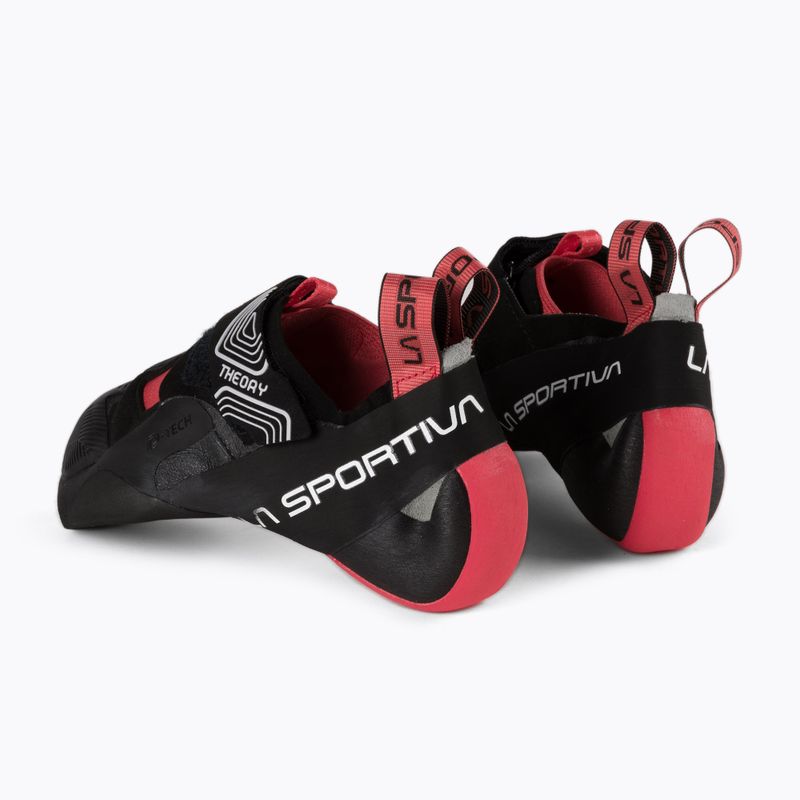 Scarpa da arrampicata La Sportiva donna Theory black hibiscus 2