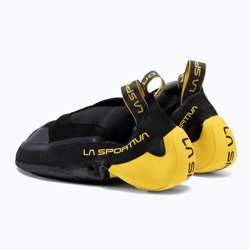 Scarpa da arrampicata La Sportiva Cobra 4.99 nero/giallo 3