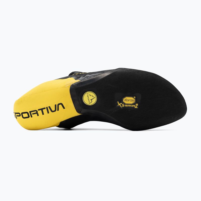 Scarpa da arrampicata La Sportiva Cobra 4.99 nero/giallo 5