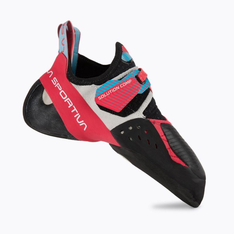 Scarpa da arrampicata La Sportiva Solution Comp ibisco/blu malibu da donna 2