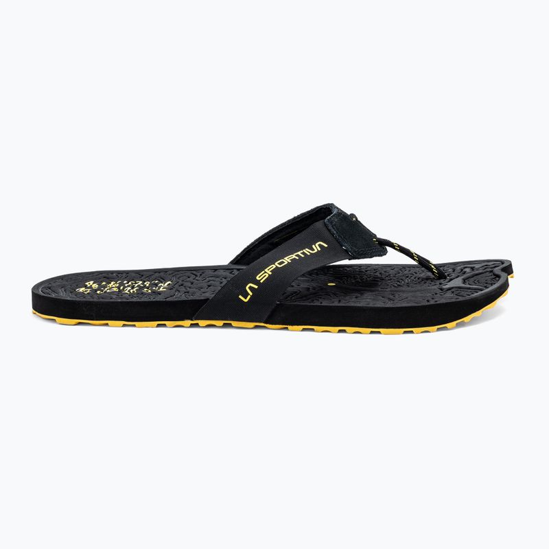 Infradito La Sportiva Jandal uomo nero/giallo 2