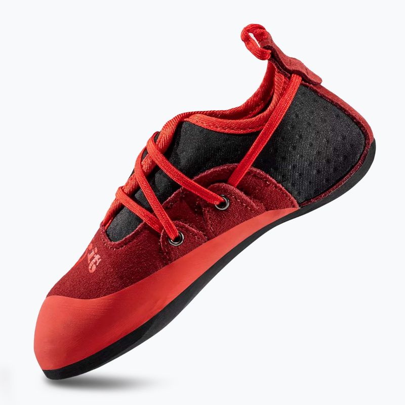 Scarpa da arrampicata per bambini La Sportiva Stickit chili/ poppy 10