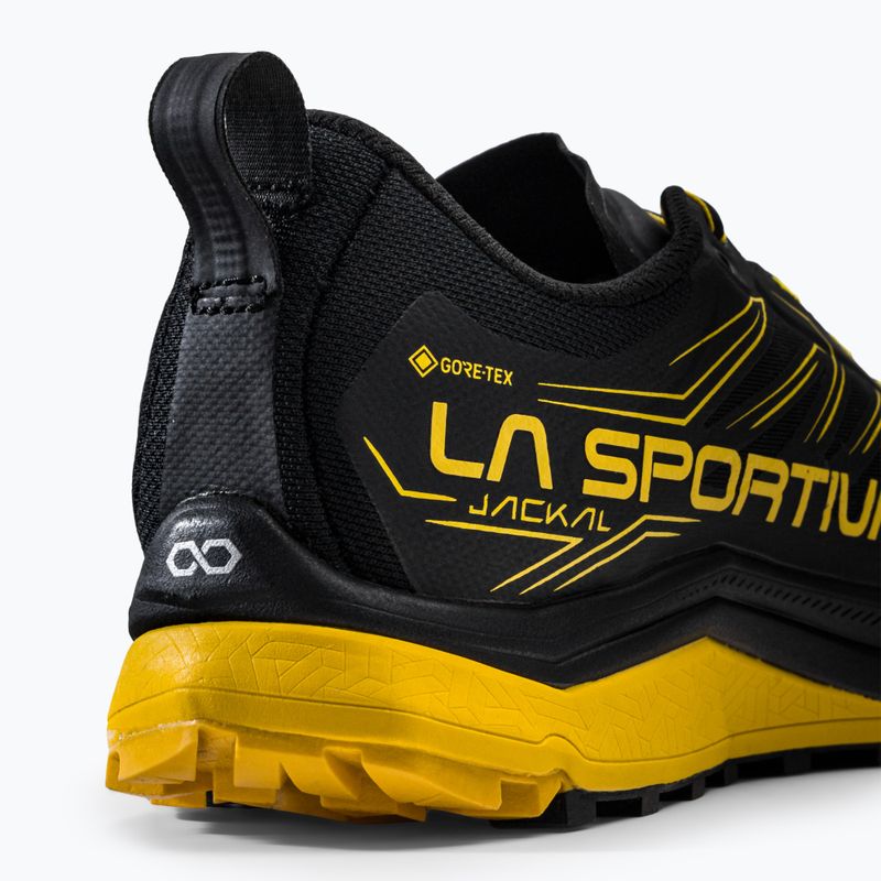 Scarpa da corsa La Sportiva Jackal GTX uomo nero/giallo 10