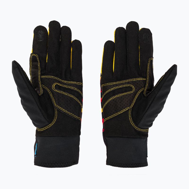 Guanto da sci La Sportiva Skimo Race da uomo nero/giallo 2