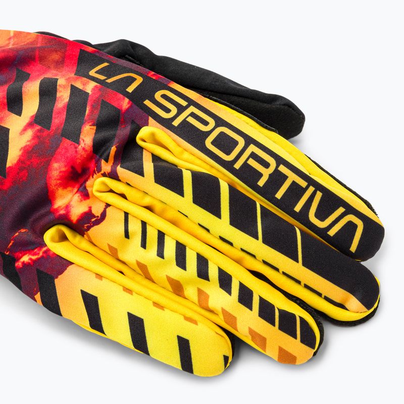 Guanto da sci La Sportiva Skimo Race da uomo nero/giallo 4
