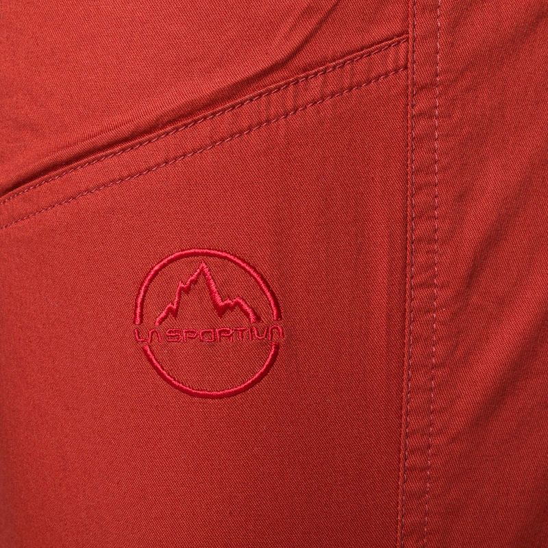 Pantaloni da arrampicata da uomo La Sportiva Roots zafferano goji 3