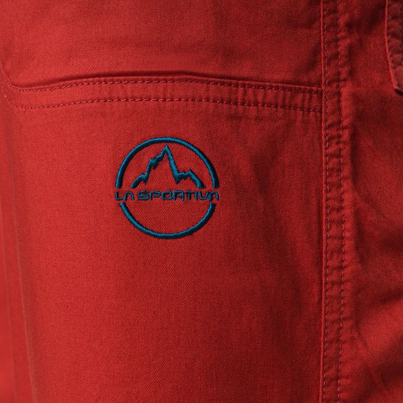 Pantaloncini da arrampicata La Sportiva da uomo Bleauser zafferano kale 3