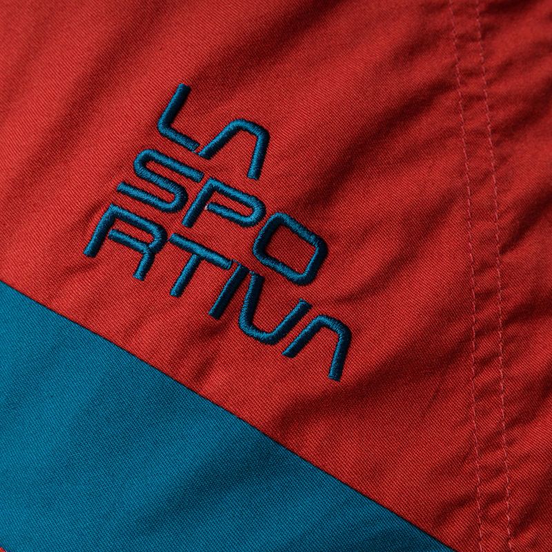 Pantaloncini da arrampicata La Sportiva da uomo Bleauser zafferano kale 4