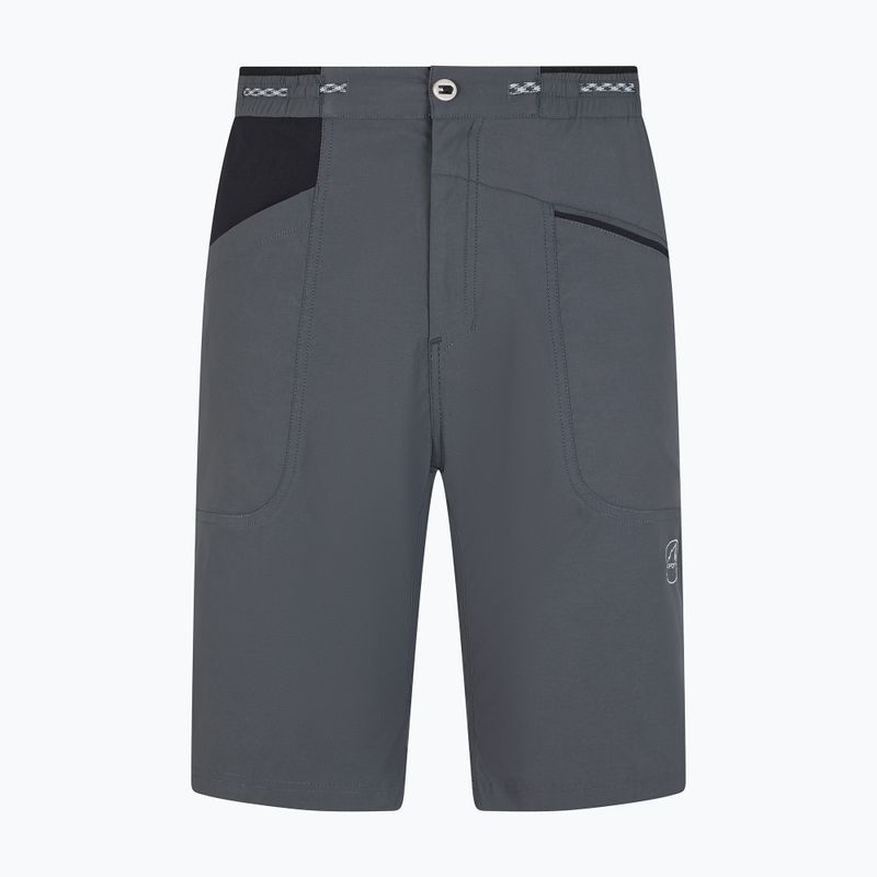 Pantaloncini da arrampicata La Sportiva da uomo Belay carbon black 5