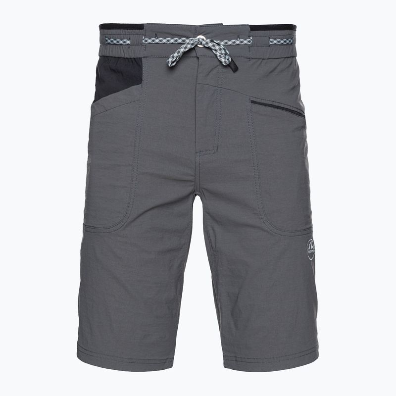 Pantaloncini da arrampicata La Sportiva da uomo Belay carbon black