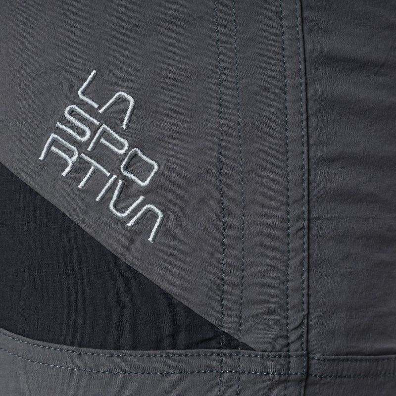 Pantaloncini da arrampicata La Sportiva da uomo Belay carbon black 4