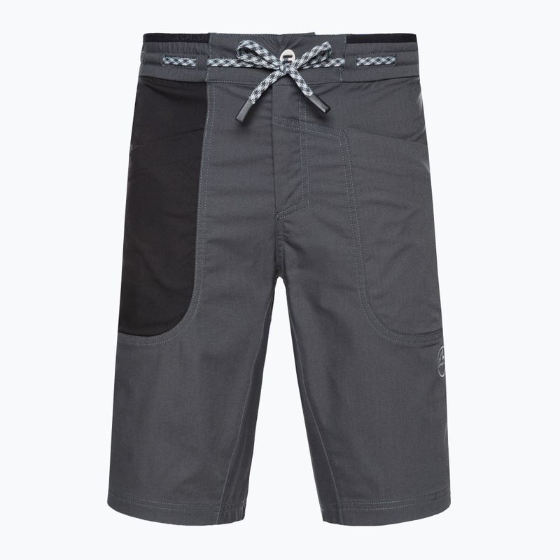 Pantaloncini da arrampicata La Sportiva da uomo Ecstatic carbon black