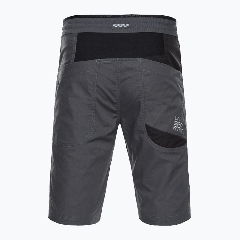 Pantaloncini da arrampicata La Sportiva da uomo Ecstatic carbon black 2
