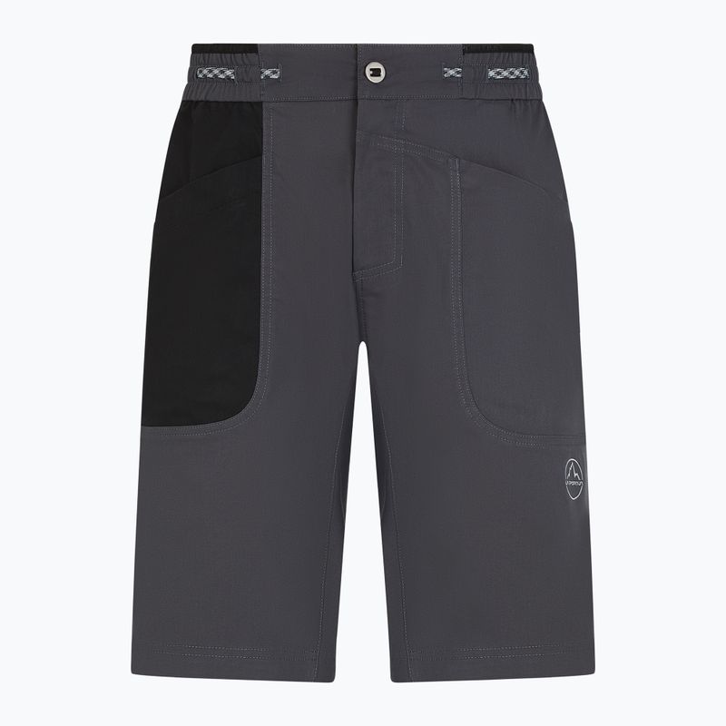 Pantaloncini da arrampicata La Sportiva da uomo Ecstatic carbon black 5