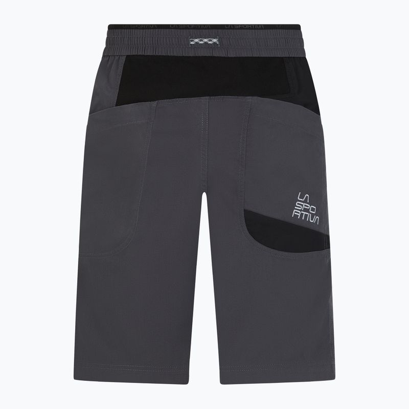 Pantaloncini da arrampicata La Sportiva da uomo Ecstatic carbon black 6
