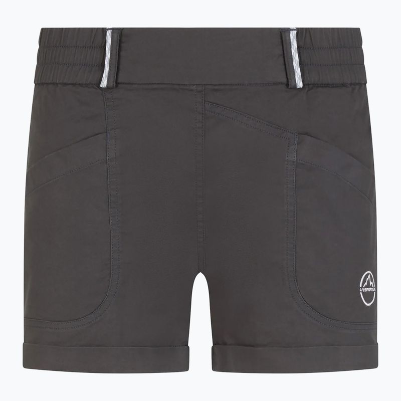 Pantaloncini da arrampicata La Sportiva Escape donna bianco carbonio