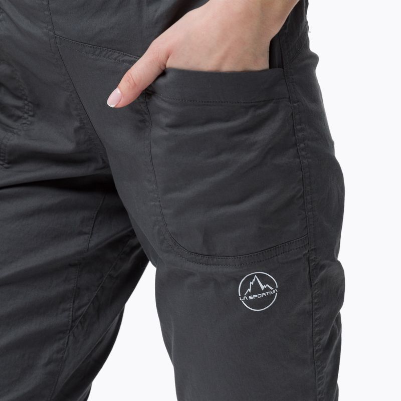 Pantaloni da arrampicata La Sportiva da donna Tundra carbon 4