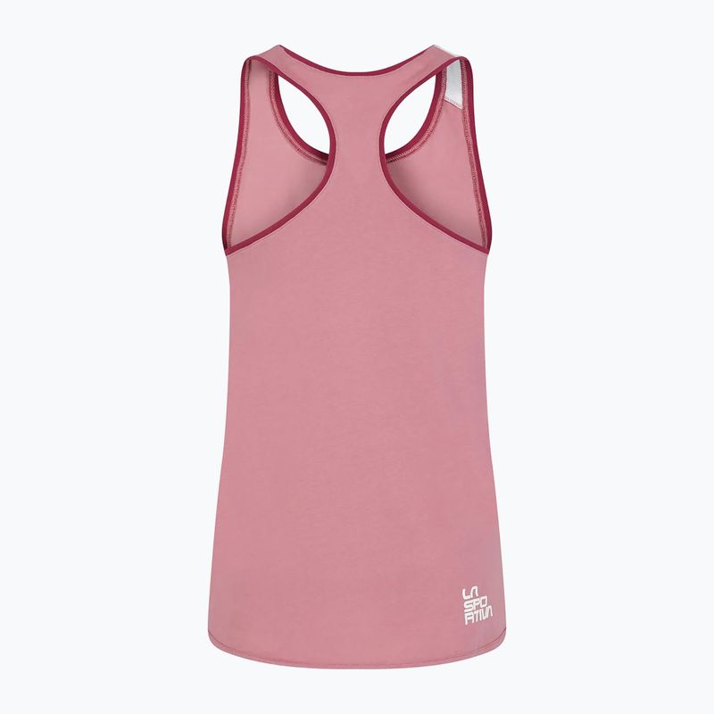 Maglietta da arrampicata La Sportiva donna Fiona Tank blush 2