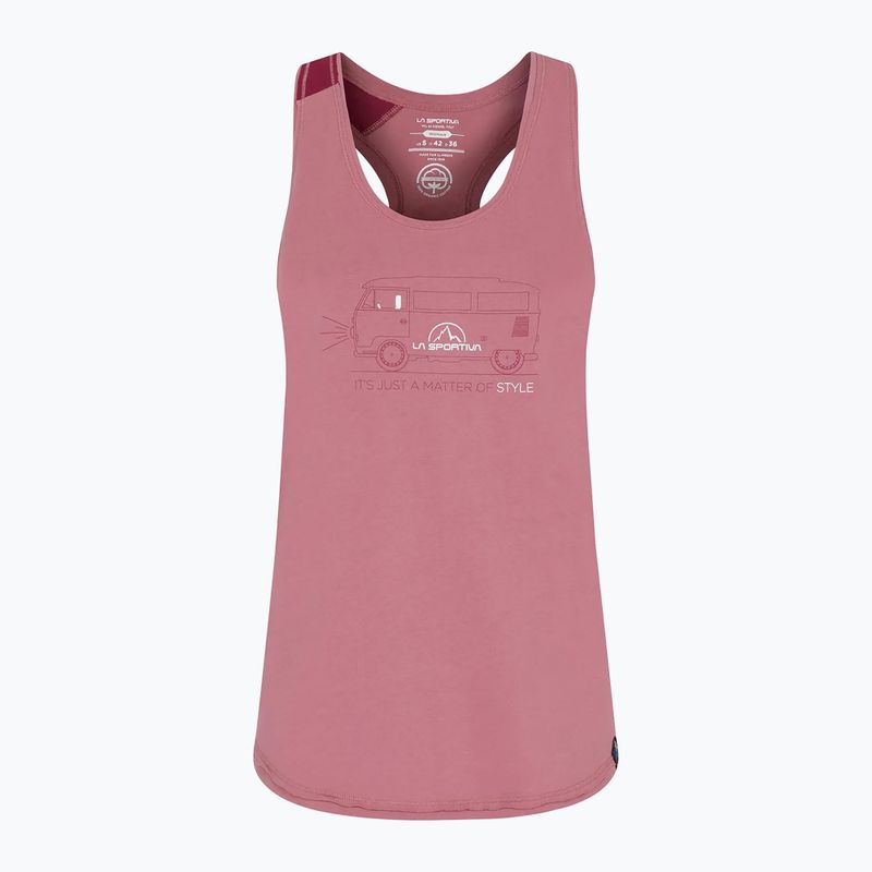 Maglietta da arrampicata donna La Sportiva Van Tank blush