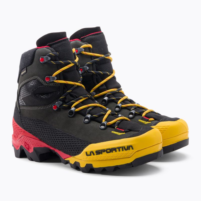 Scarponi da montagna La Sportiva Aequilibrium LT GTX da uomo nero/giallo 5