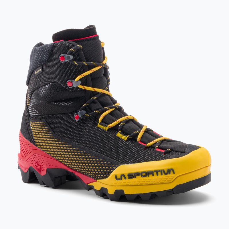 Scarponi da montagna da uomo La Sportiva Aequilibrium ST GTX nero/giallo