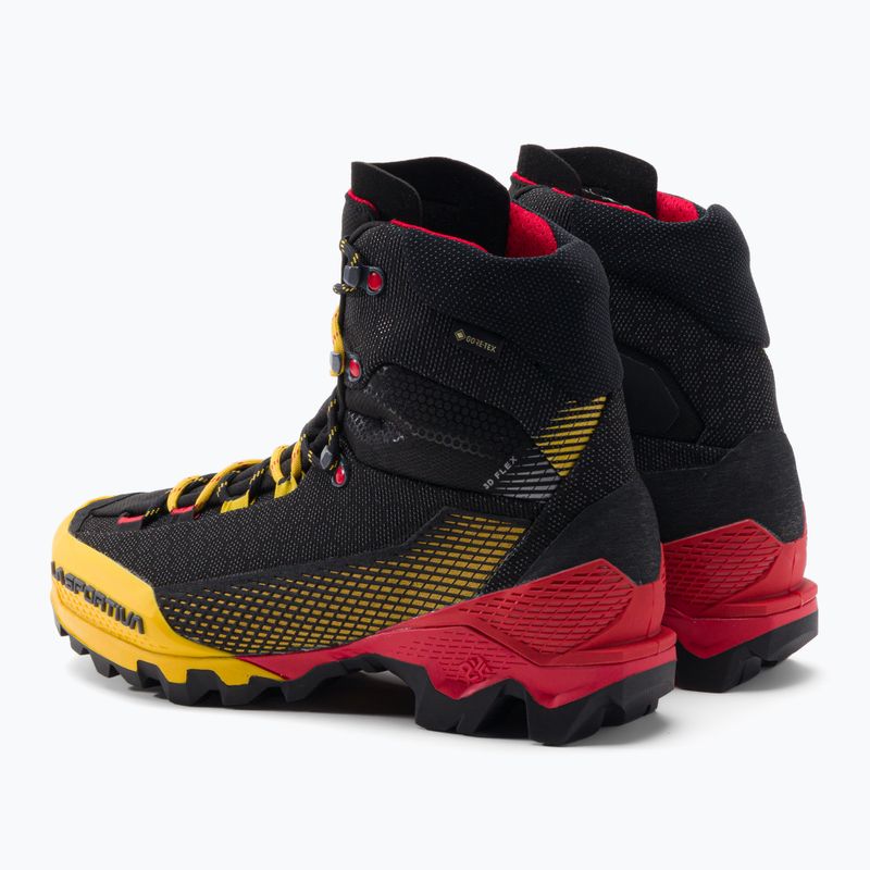 Scarponi da montagna da uomo La Sportiva Aequilibrium ST GTX nero/giallo 3