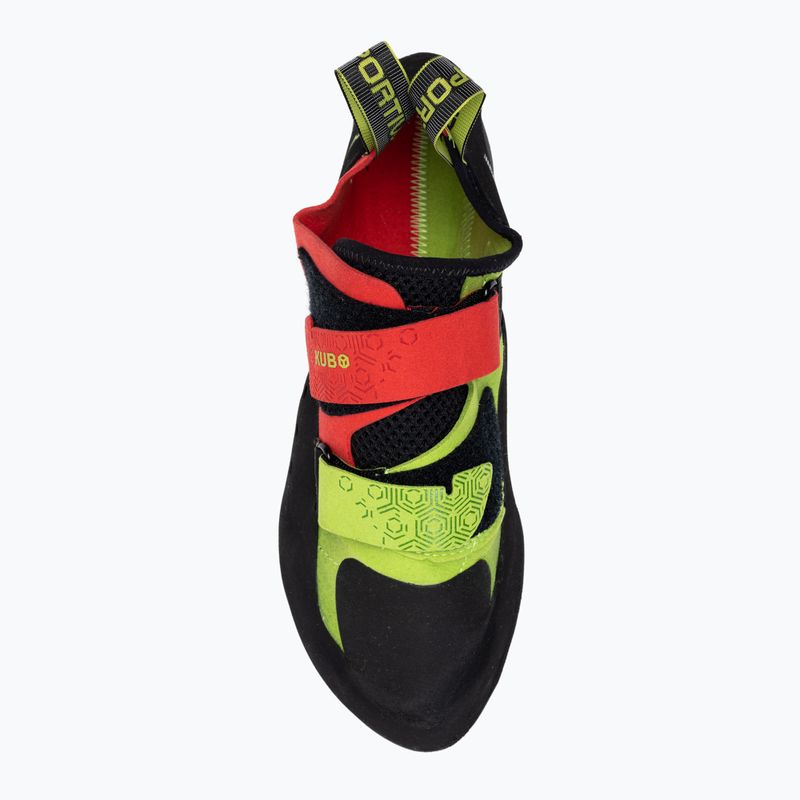 La Sportiva scarpa da arrampicata da uomo Kubo goji/neon 6