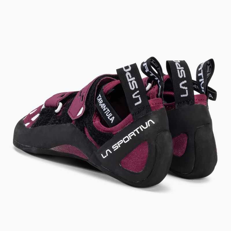 Scarpa da arrampicata La Sportiva Tarantula rosso prugna per donna 3