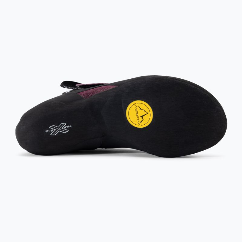 Scarpa da arrampicata La Sportiva Tarantula rosso prugna per donna 4