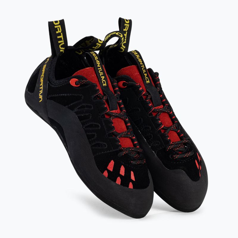 Scarpa da arrampicata La Sportiva Tarantulace nero papavero 5