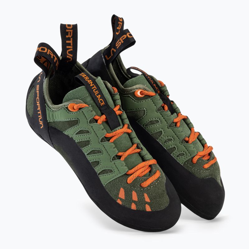 Scarpetta da arrampicata La Sportiva Tarantulace oliva/tigre 5