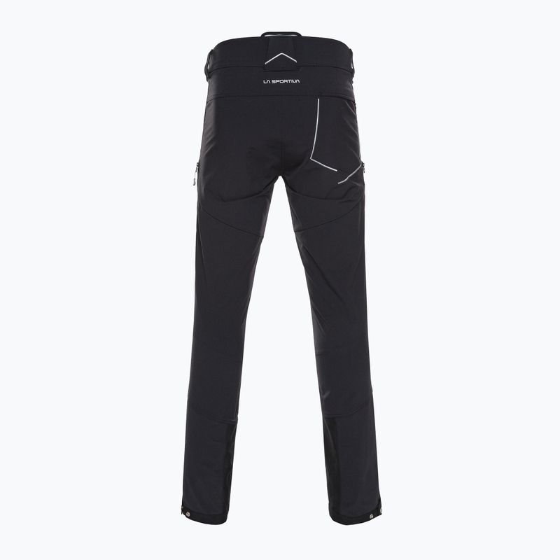 Pantaloni softshell da uomo La Sportiva Excelsior nero 2