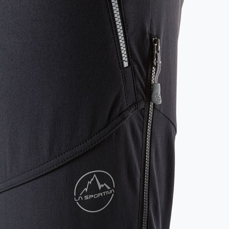 Pantaloni softshell da uomo La Sportiva Excelsior nero 3