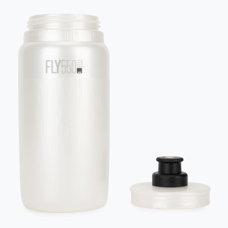 Borraccia da bici Elite FLY Tex 550 ml pearl white 4