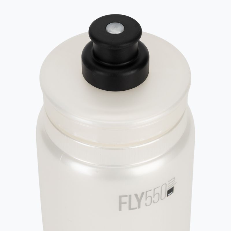Borraccia da bici Elite FLY Tex 550 ml pearl white 5