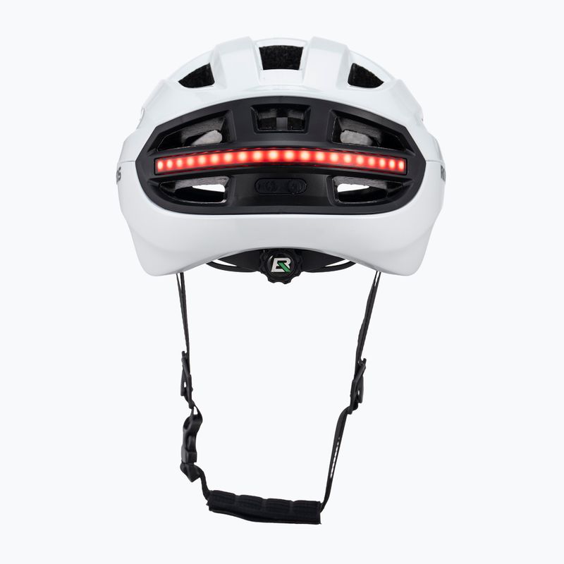Casco da ciclismo Rockbros 100036002 With Remote Control and Warning Light white 3