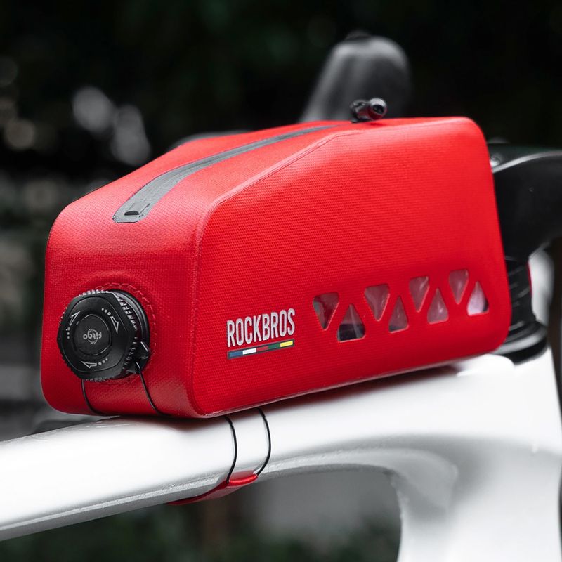 Borsa da bici per telaio Rockbros 30120129 Road to Sky Top Tube Bag red 2