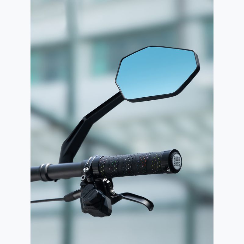 Specchietto per bicicletta Rockbros 260004002 Anti-Glare Rearview Mirror-Right black 4