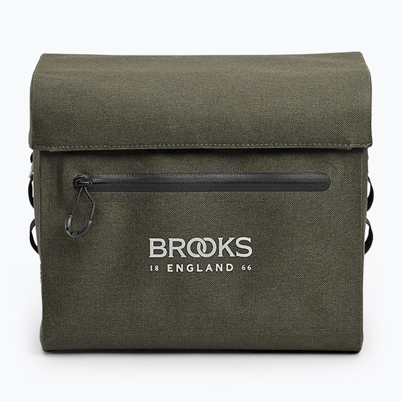 Brooks England Borsa manubrio bici Scape Case 8 l verde fango 2