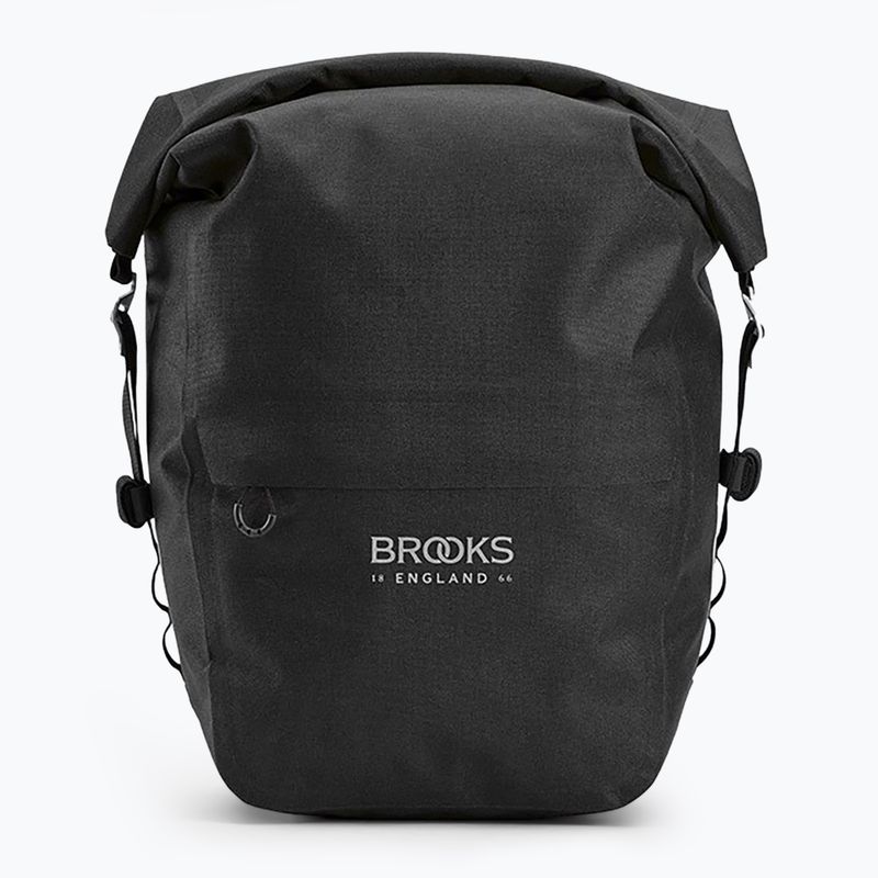 Brooks England Scape Pannier Large 18-22 l borsa da bici nera 2