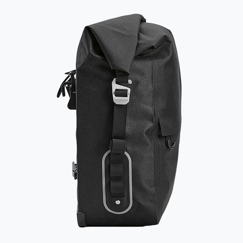 Brooks England Scape Pannier Large 18-22 l borsa da bici nera 4