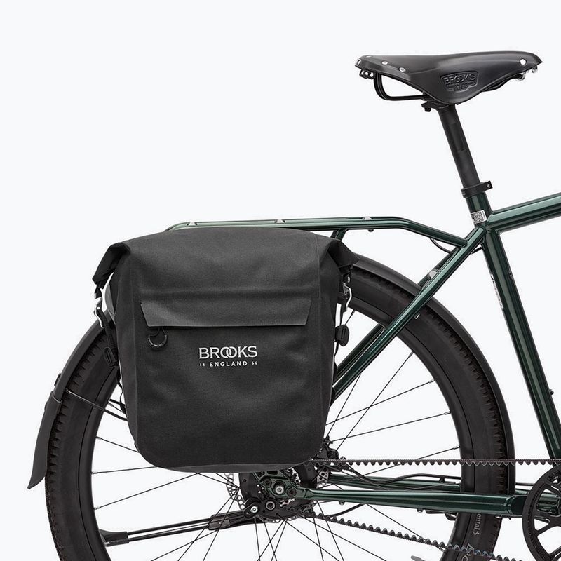 Brooks England Scape Pannier Small 10-13 l borsa da bici nera 7