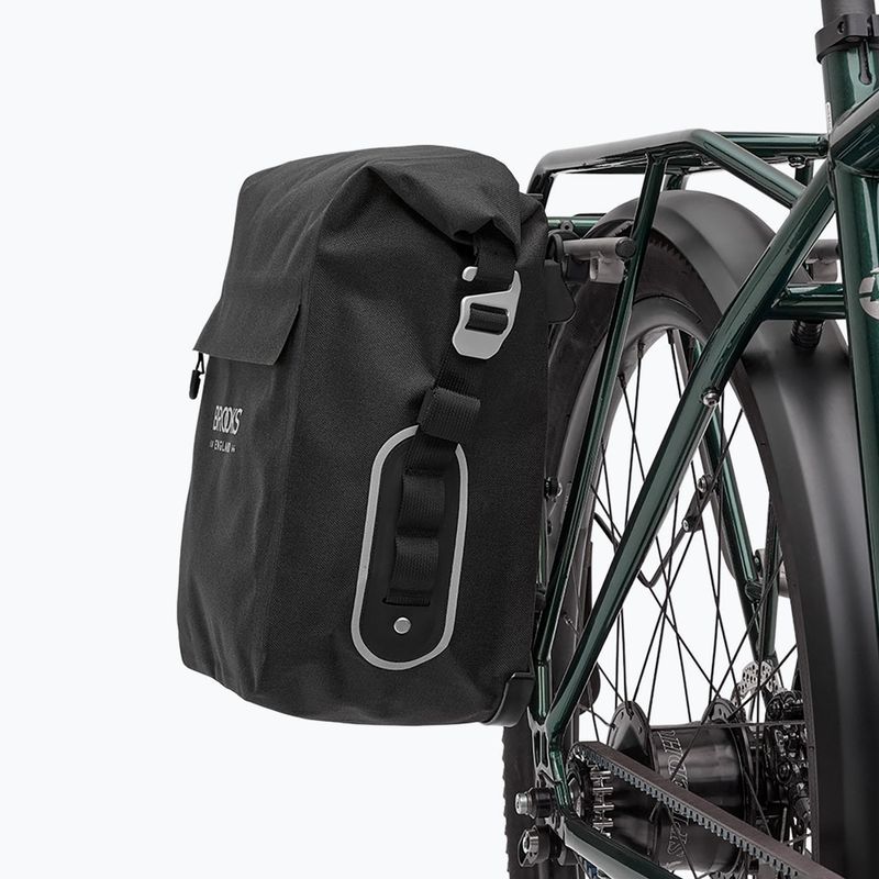 Brooks England Scape Pannier Small 10-13 l borsa da bici nera 8