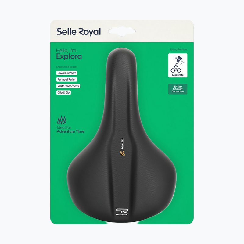 Sella per bicicletta Selle Royal Explora Moderate 60St. black 4