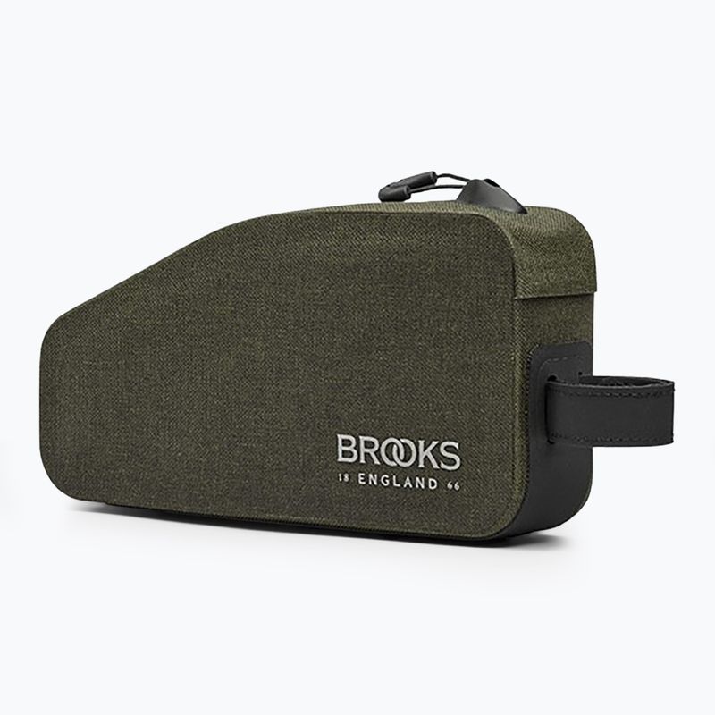 Brooks England Scape Top Tube Borsa da bici con bulloni 0,9 l verde fango 2