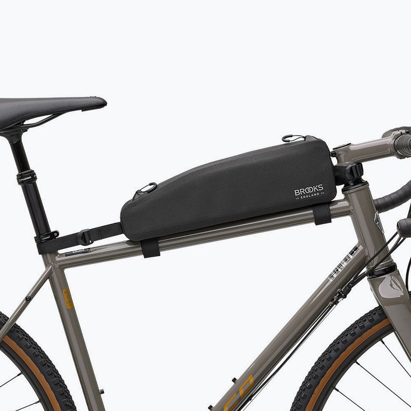 Brooks England Scape Long Top 1,5 l nero borsa telaio bicicletta 4