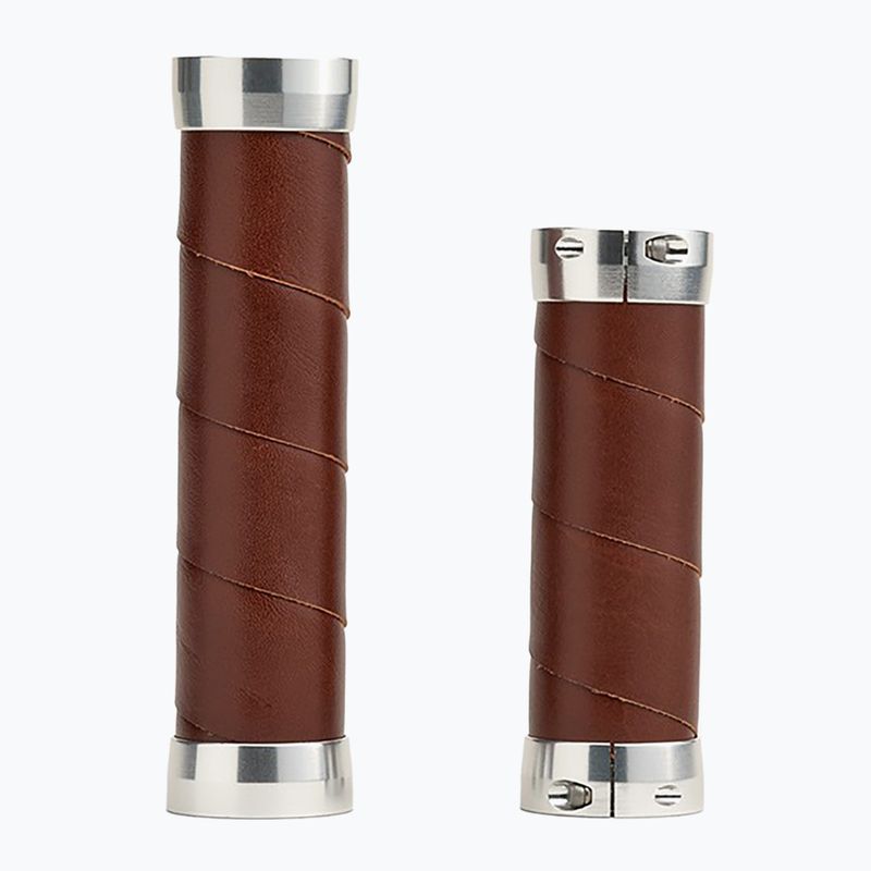 Manopole del manubrio Brooks England Slender Leather marrone 3