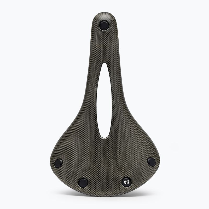 Brooks England C17 Sella per bicicletta verde fango intagliata