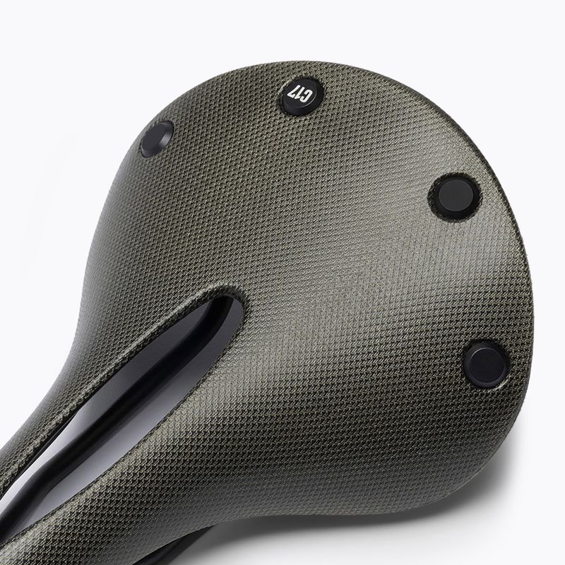 Brooks England C17 Sella per bicicletta verde fango intagliata 3