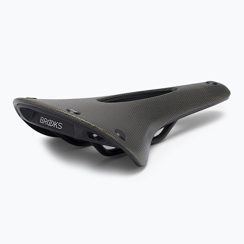 Brooks England C17 Sella per bicicletta verde fango intagliata 4